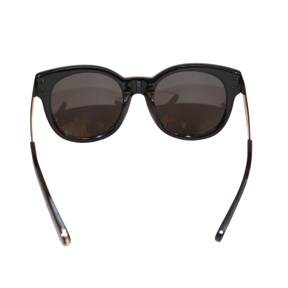 Prive Revaux Sunglasses MK1202 Biscayne Black Semi Cat Eye with Black Lenses - Picture 3 of 5